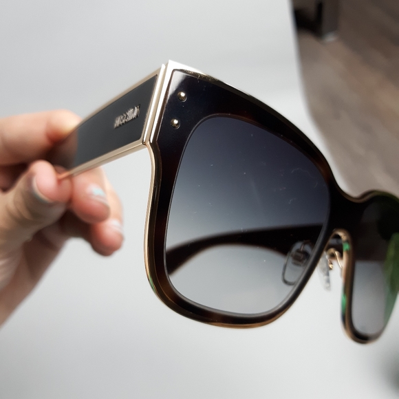Moschino Dark Havana Sunglasses NWT - Picture 10 of 10